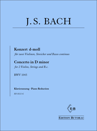 Cover - Bach, Konzert für 2 Violinen und Klavier